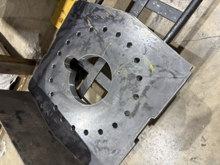 CNC machined heavy equipment component — Steampunk Fabrication