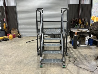 Movable safety staircase — Steampunk Fabrication