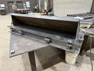 Reverse engineered chip conveyor covers — Steampunk Fabrication