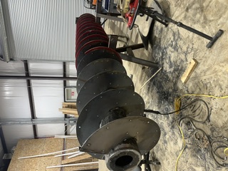 Screw conveyor repairs — Steampunk Fabrication